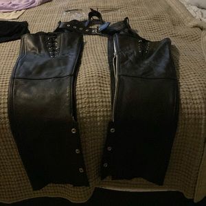 Leather chaps